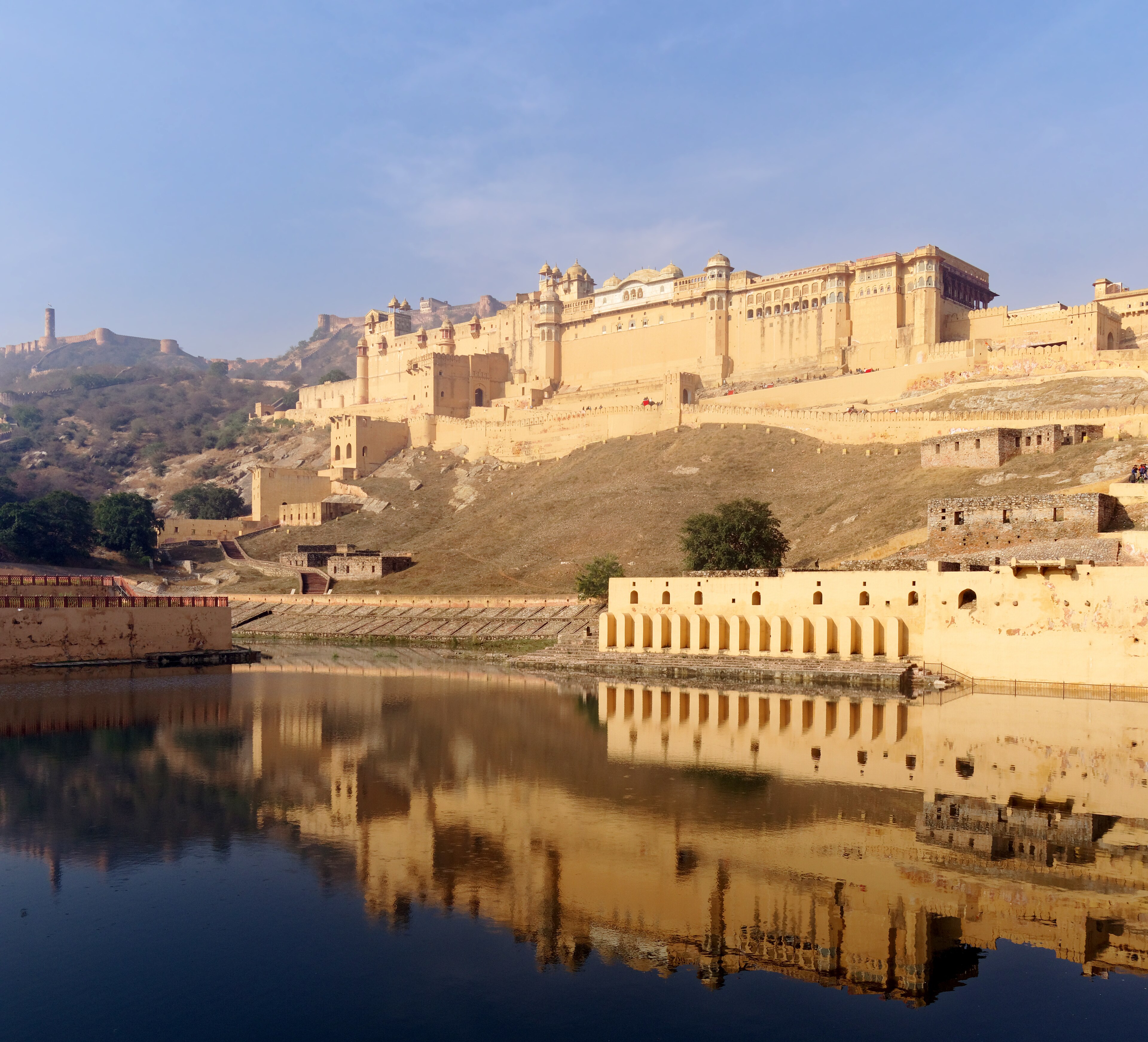 Amber Fort majestic hilltop courtyards