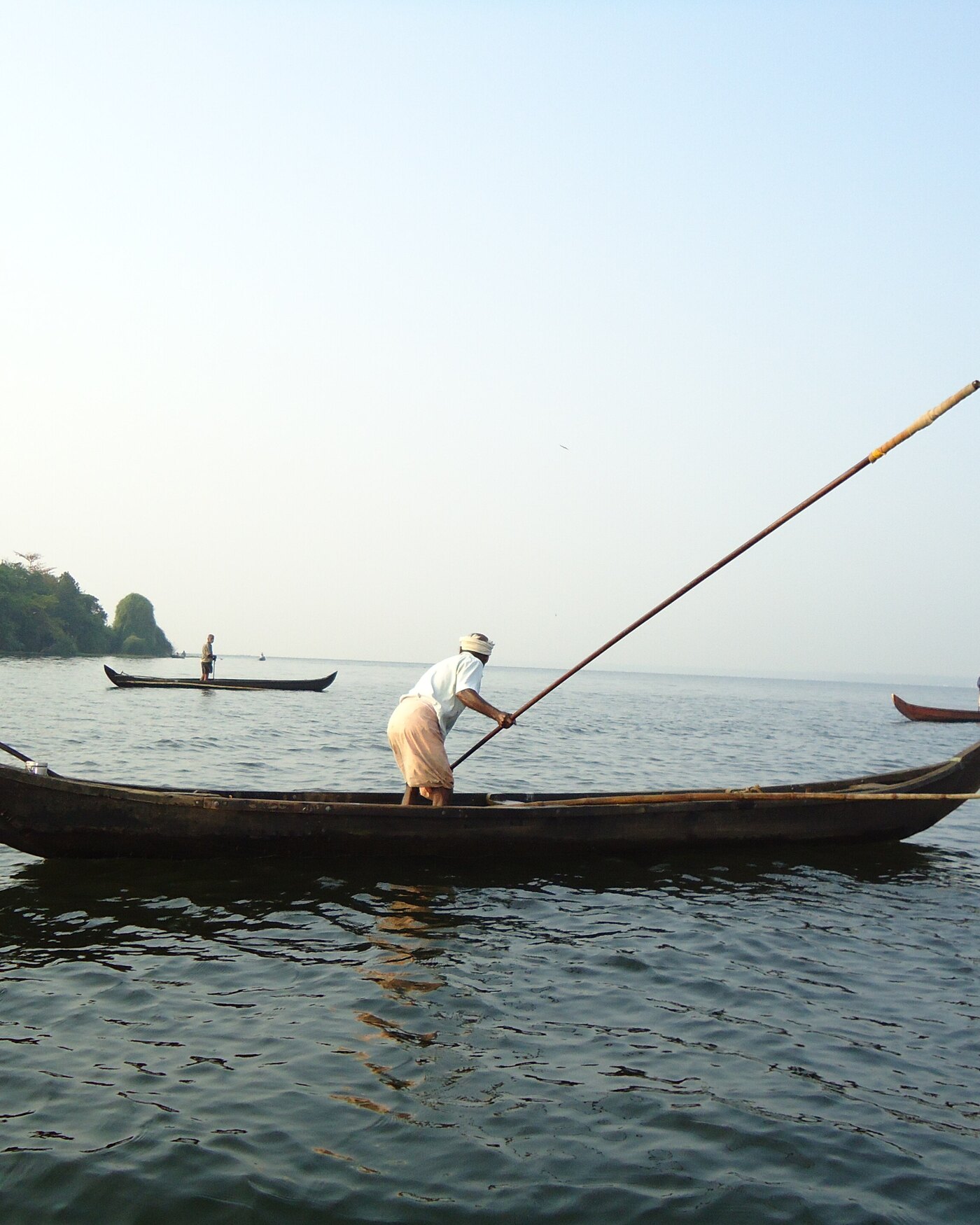 Vembanad Lake in Alleppey      
