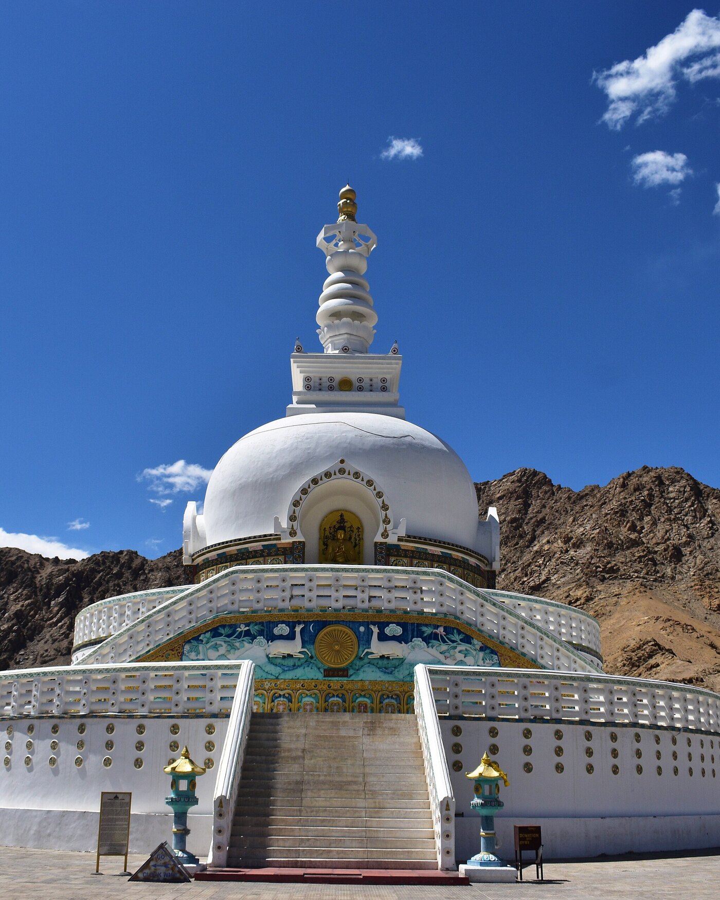 Shanti Stupa in Leh       