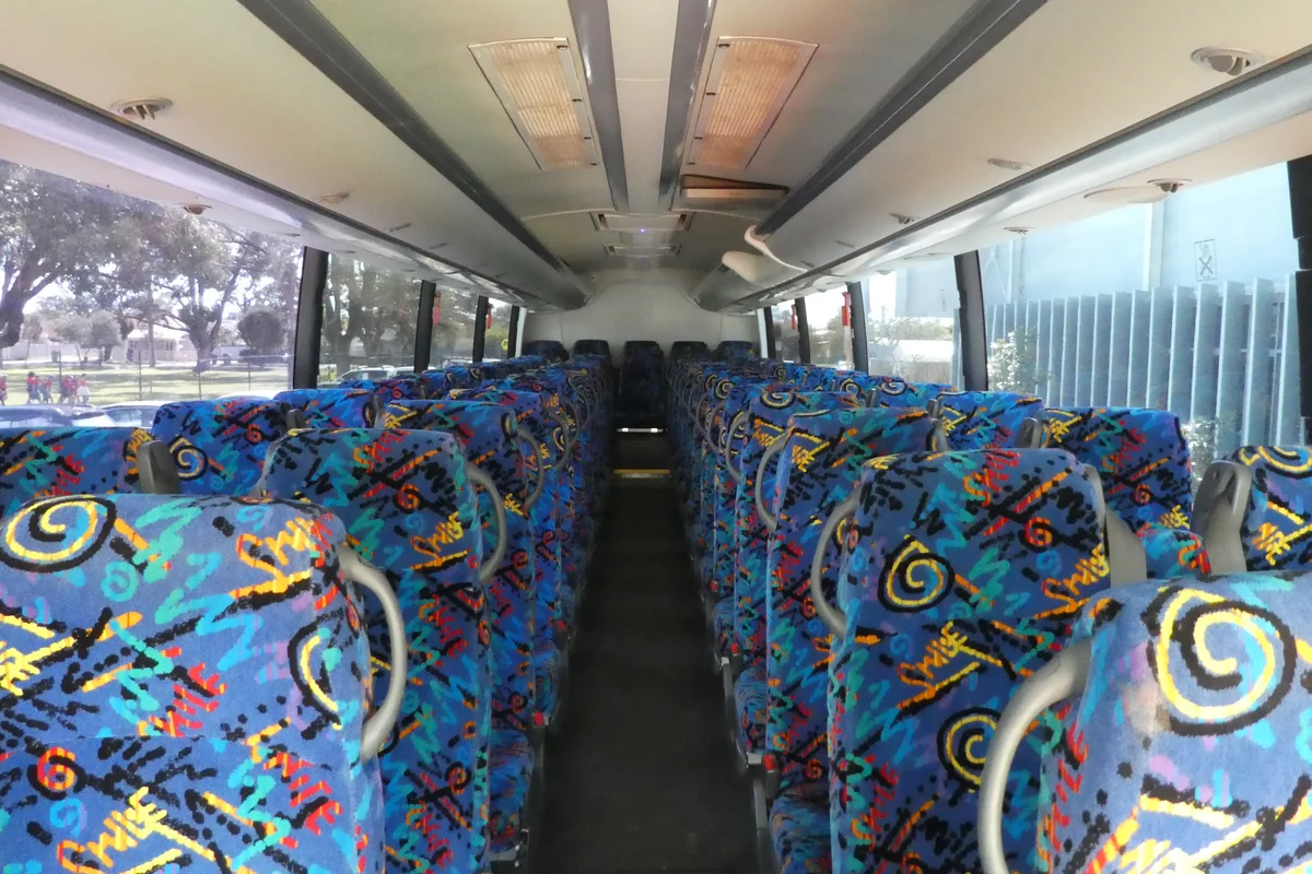 Full-Length Passenger Cabin Panorama with High Roof