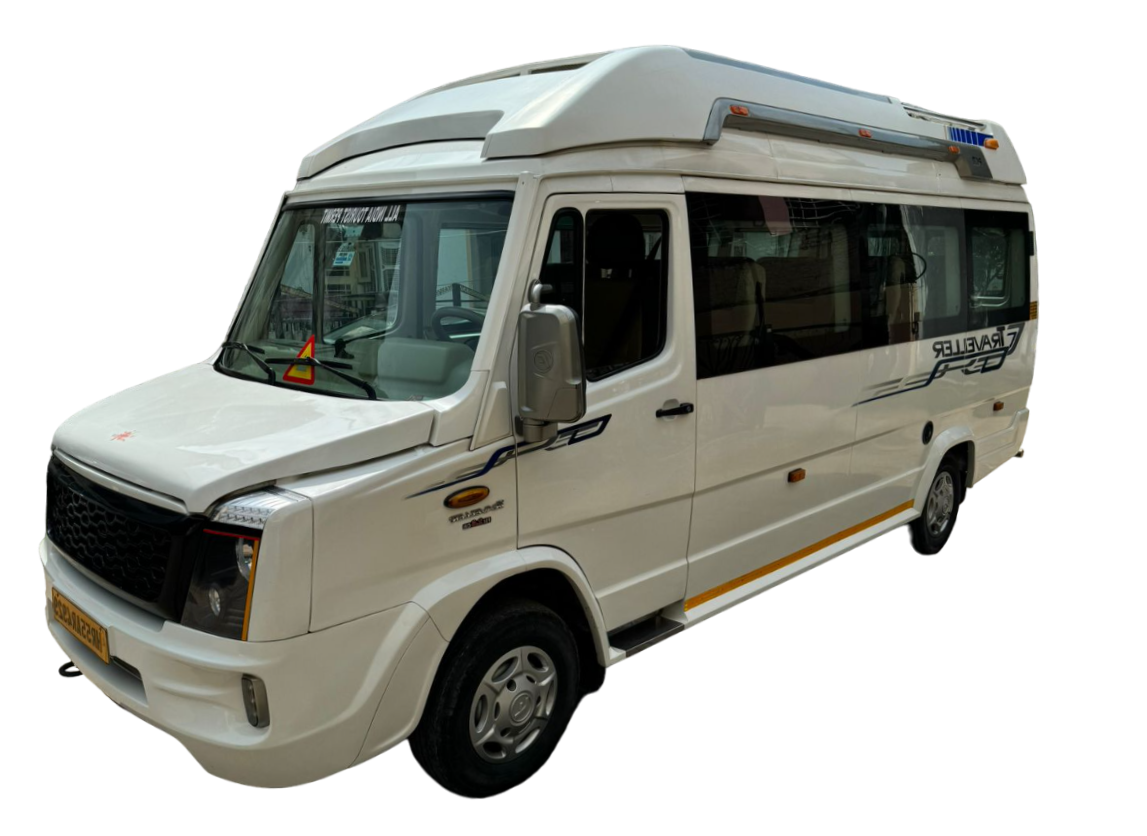 12 seater maharaja tempo traveller for rent.