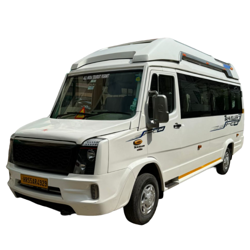 12 seater maharaja tempo traveller for rent.