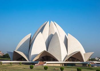 The Bahá'í Lotus Temple, New Delhi, India