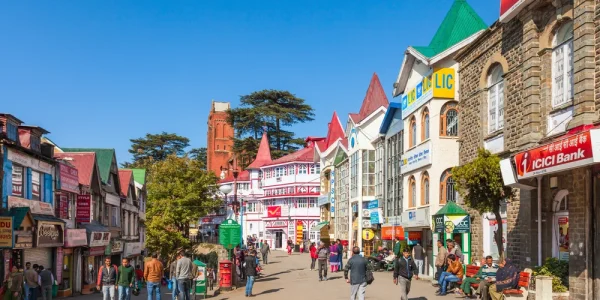 Mall-Road-best-travel-agency-for-Shimla-India-trip-with-car-and-driver