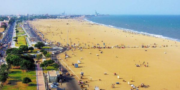Marina-Beach-best-travel-agency-for-Chennai-India-trip-with-car-and-driver