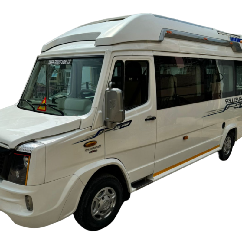 12 seater maharaja tempo traveller for rent.