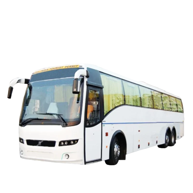 hire volvo bus with driver rental india trip trn